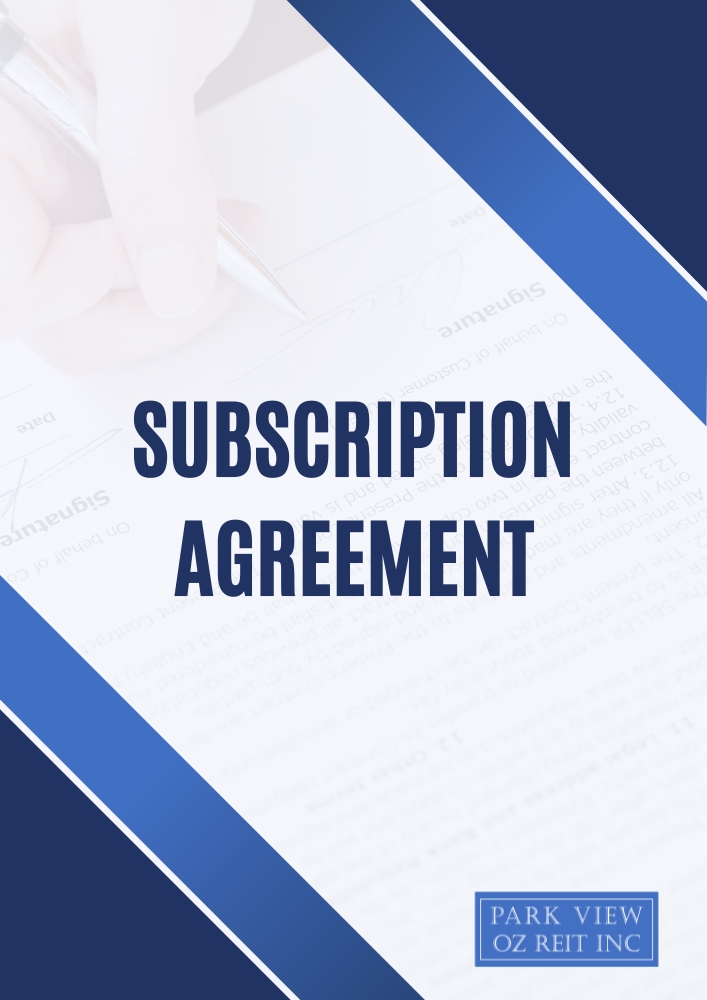 Subscription Agreement