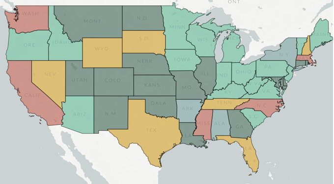 United States Opportunity Zone Map for Individual Income